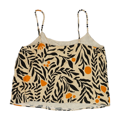 Beige Print Blouse