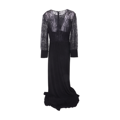 Black Floral Maxi Formal