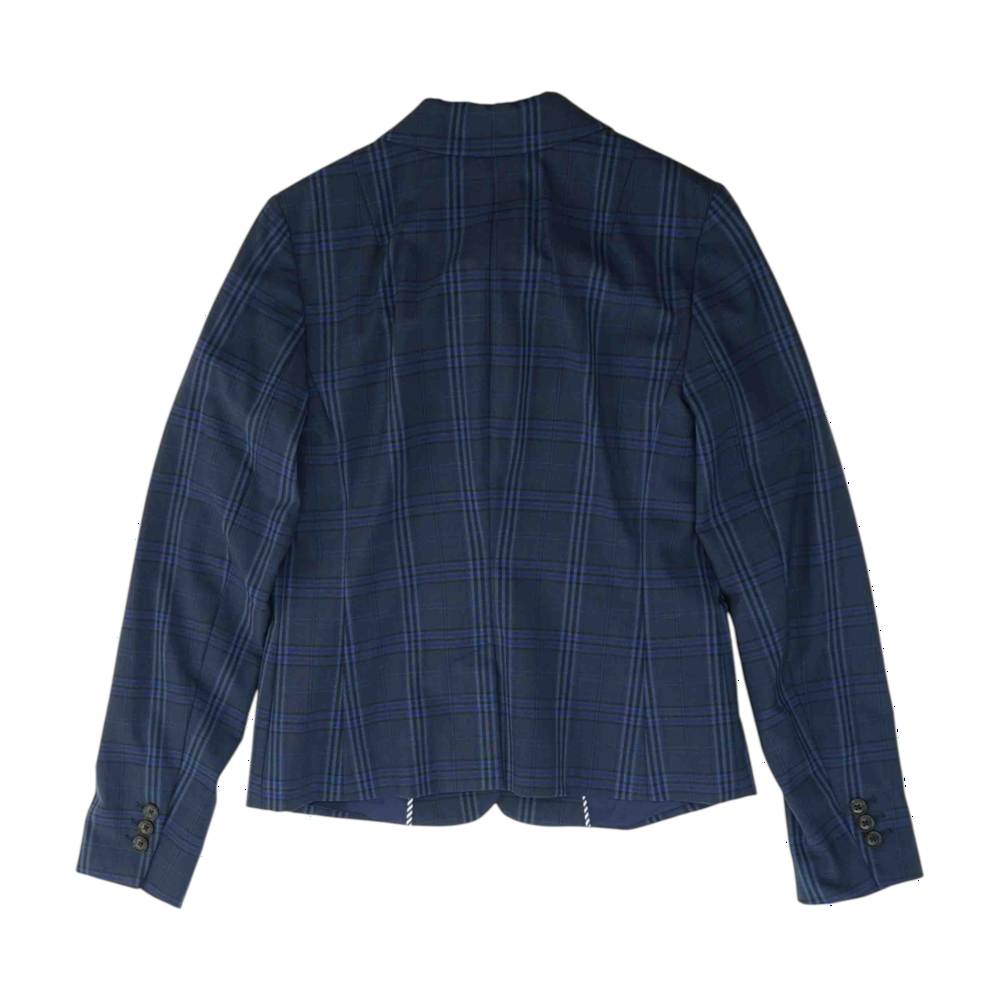 Navy Plaid Blazer