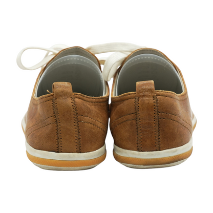 Brown Leather Trainers