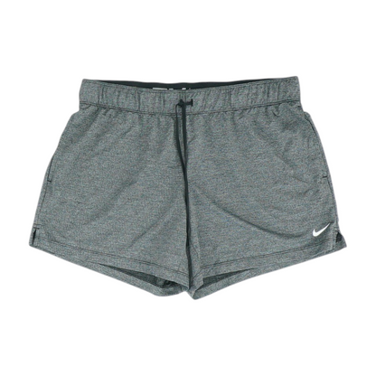 Black Solid Active Shorts