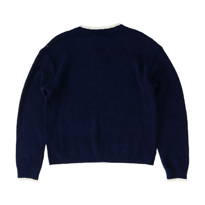 Navy Pullover Sweater