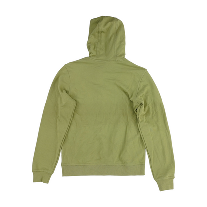 Green Solid Hoodie Pullover