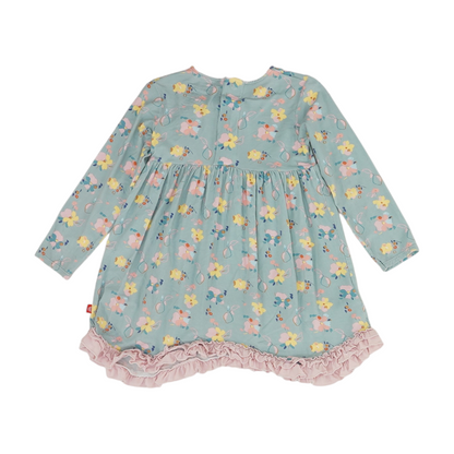 Blue Floral Dress