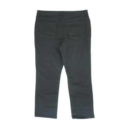 Black Petite Straight Jeans