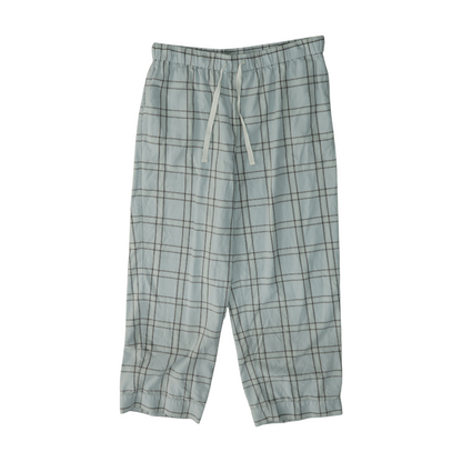 Blue Plaid Pajama Bottom