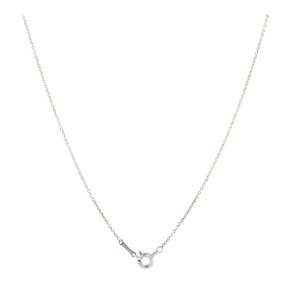 Sterling Silver Diamond Pendant Necklace