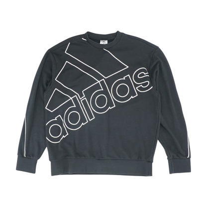 Black Solid Sweatshirt Pullover