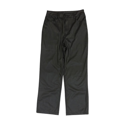 Black Solid Pants