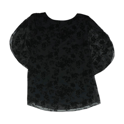 Black Floral Blouse