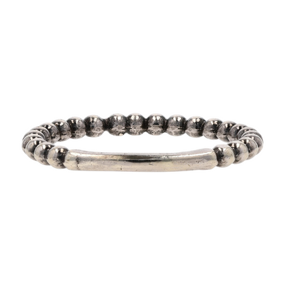 14K White Gold Band Ring