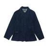 Blue Solid Denim Jacket