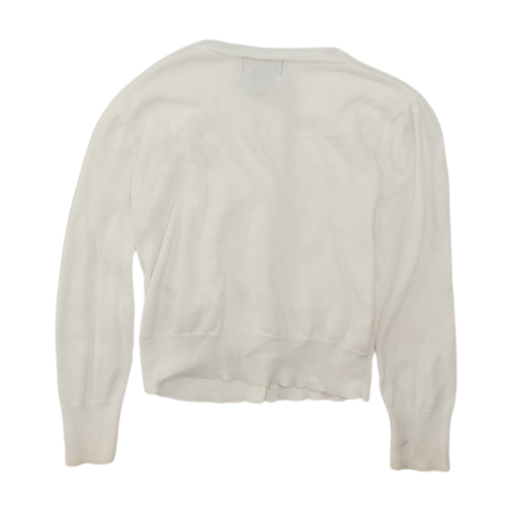 White Cardigan Sweater