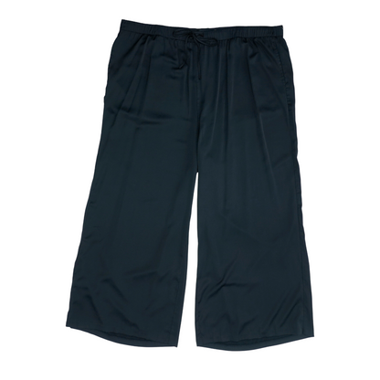 Black Solid Pajama Bottom