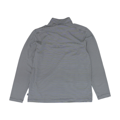 Navy Minnesota Twins Striped 1/4 Zip Pullover