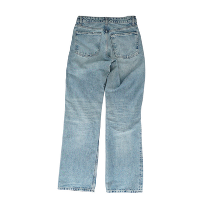 Blue Wide Leg Jeans