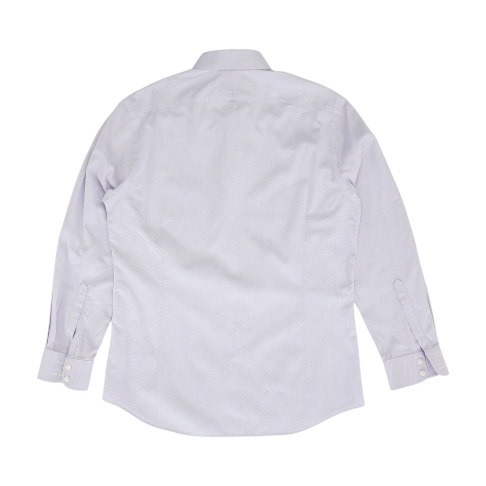 Lavender Solid Long Sleeve Button Down