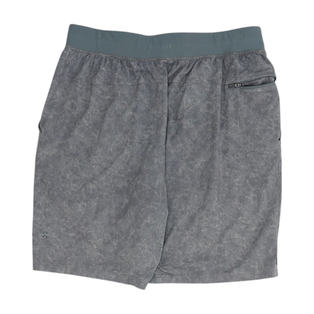 Gray Tie-Dye Active Shorts