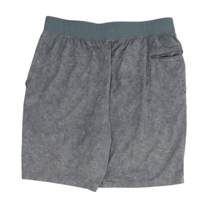Gray Tie-Dye Active Shorts