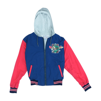 Vintage Navy Color Block Jacket