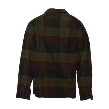 Green Plaid Flannel Button Down