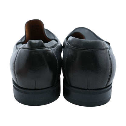 Black Leather Loafer Dress Shoes