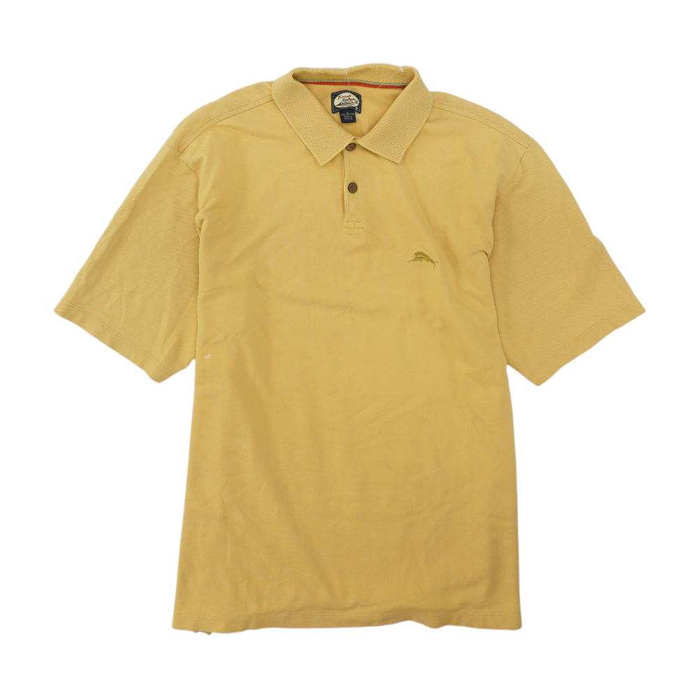 Yellow Solid Short Sleeve Polo