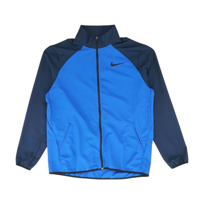 Blue Solid Active Jacket