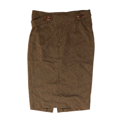 Brown Midi Skirt