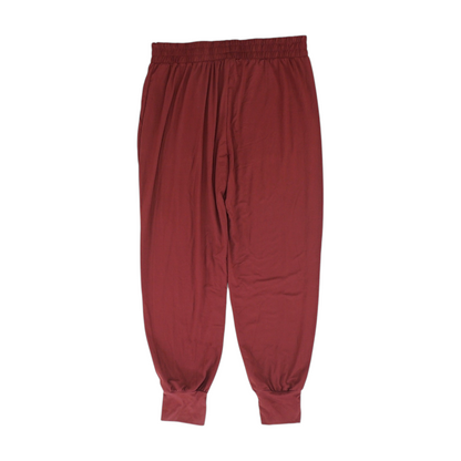 Maroon Petite Tapered Pants