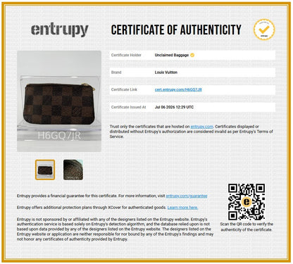 Damier Ebene Key Pouch
