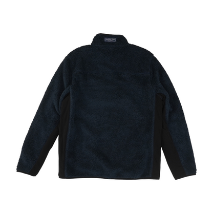 Navy Color Block 1/4 Zip Pullover
