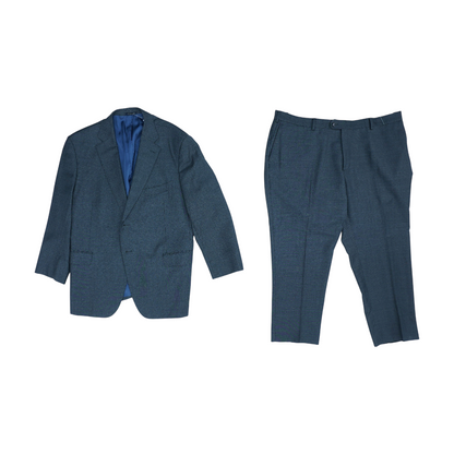 Gray Solid Suit