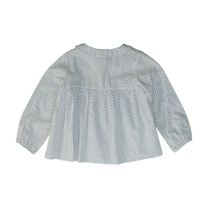 White Polka Dot Blouse