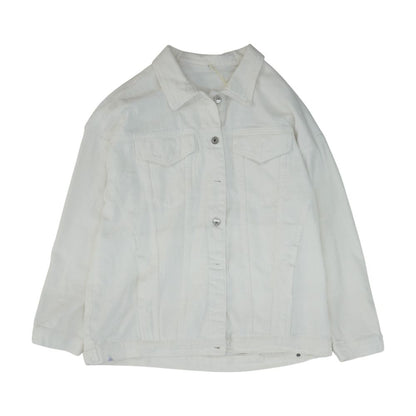 White Denim Coat