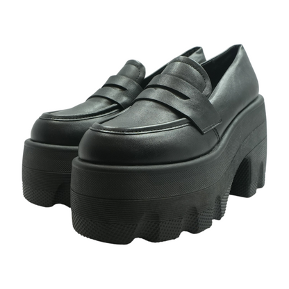 Black Slip-On Flats