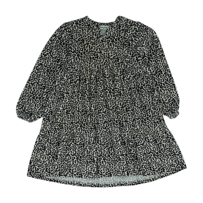 Beige Animal Print Dress
