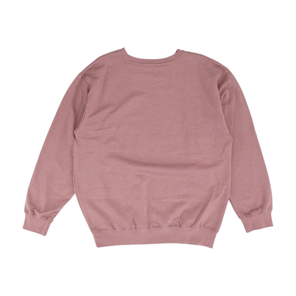 Mauve Plus Size Graphic Sweatshirt Pullover