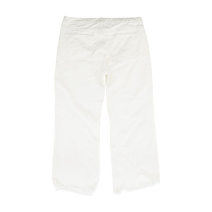 White High Rise Wide Leg Jeans