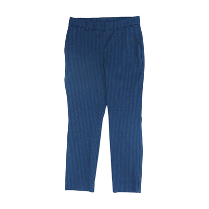 Black Striped Regular Pants