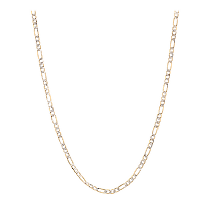 14K Two-Tone Gold Chain Necklace