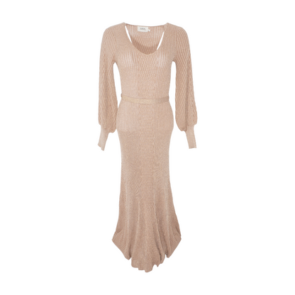 Tan Maxi Dress