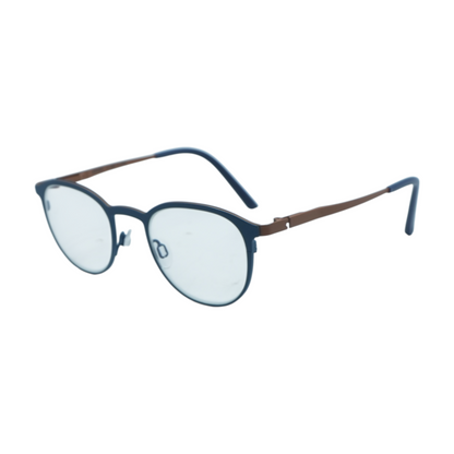 Blue 6540 Square Prescription Eyewear
