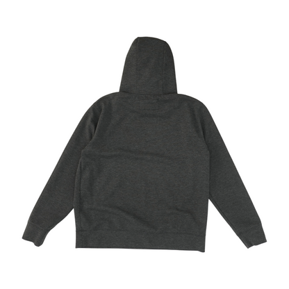 Gray Solid Hoodie Pullover