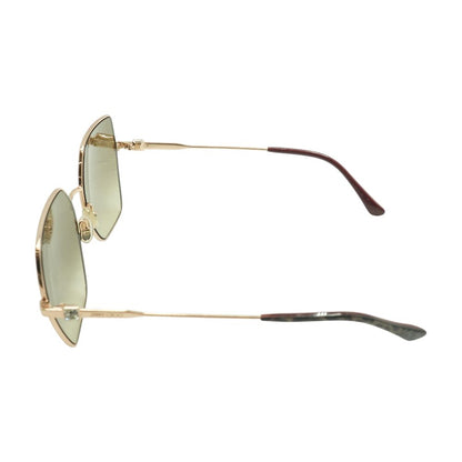 Gold DDBHA Geometric Sunglasses