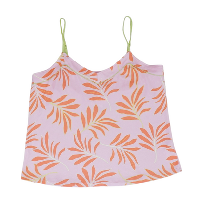 Pink Print Pajama Top