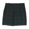 Charcoal Plaid Casual Shorts