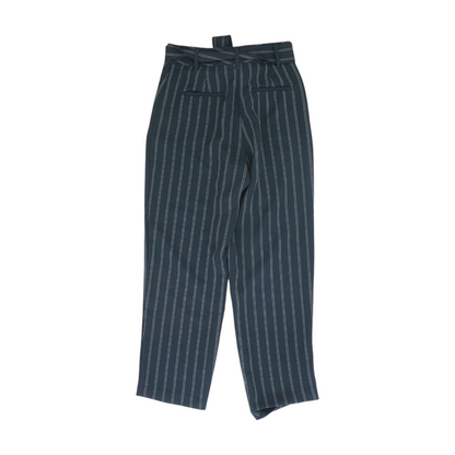 Navy Striped Pants