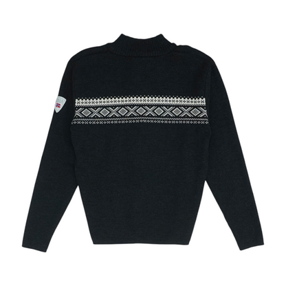 Charcoal Solid Cardigan Sweater