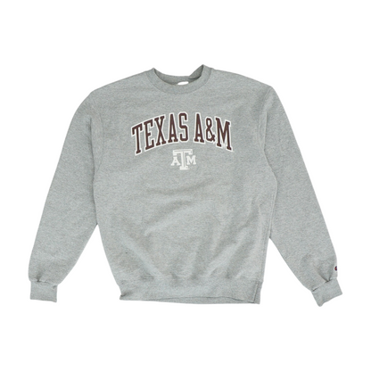 Gray Texas A&M Solid Sweatshirt Pullover